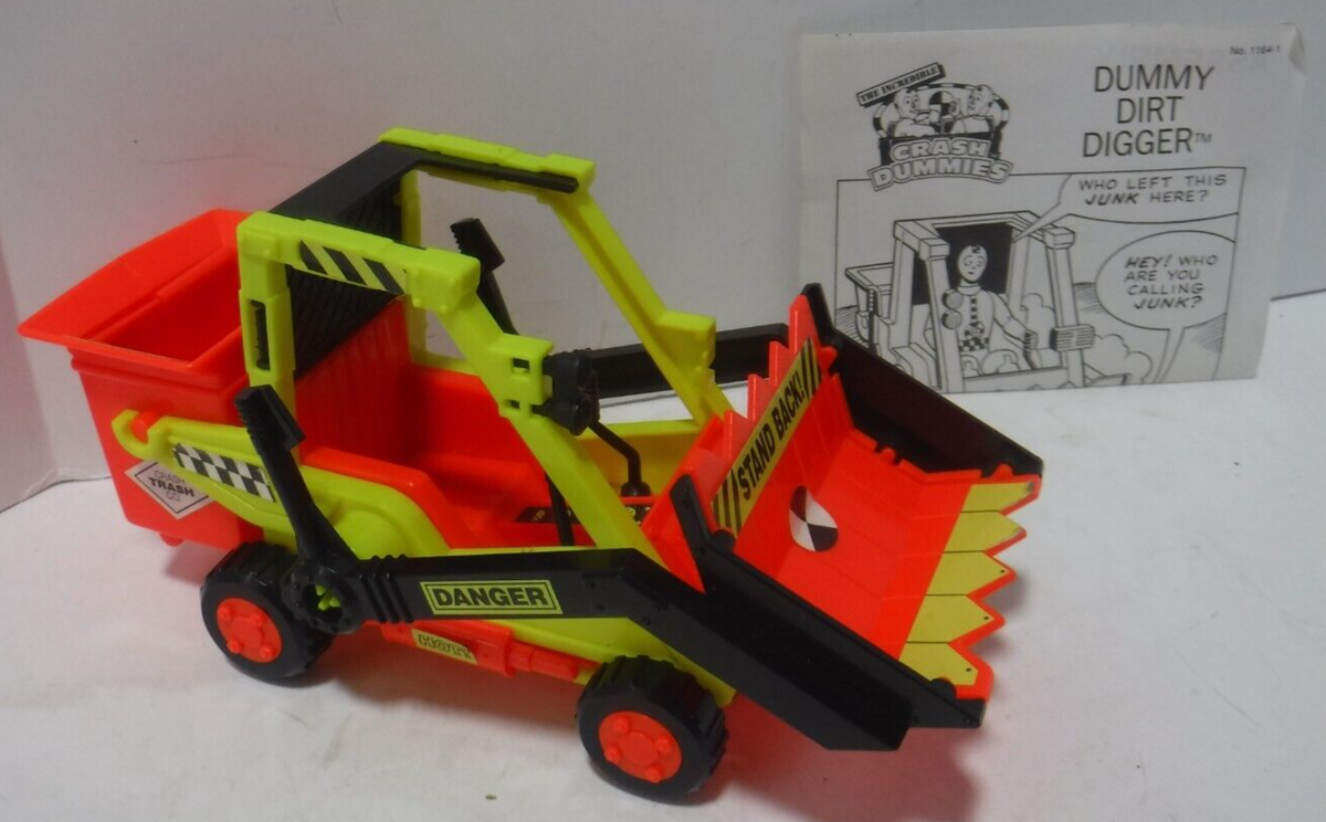 値下げ中！クラッシュダミーCRASH DUMMIES DIRT DIGGER 1992 TYCO Crash Dummies Dummy Dirt Digger New Unused