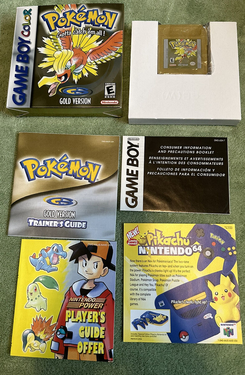 Nintendo Game Boy Color Pokémon Gold Version - CIB