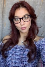 New Mikli by ALAIN MIKLI 53mm Blue Cat Eye Women's Eyeglasses Frame G3