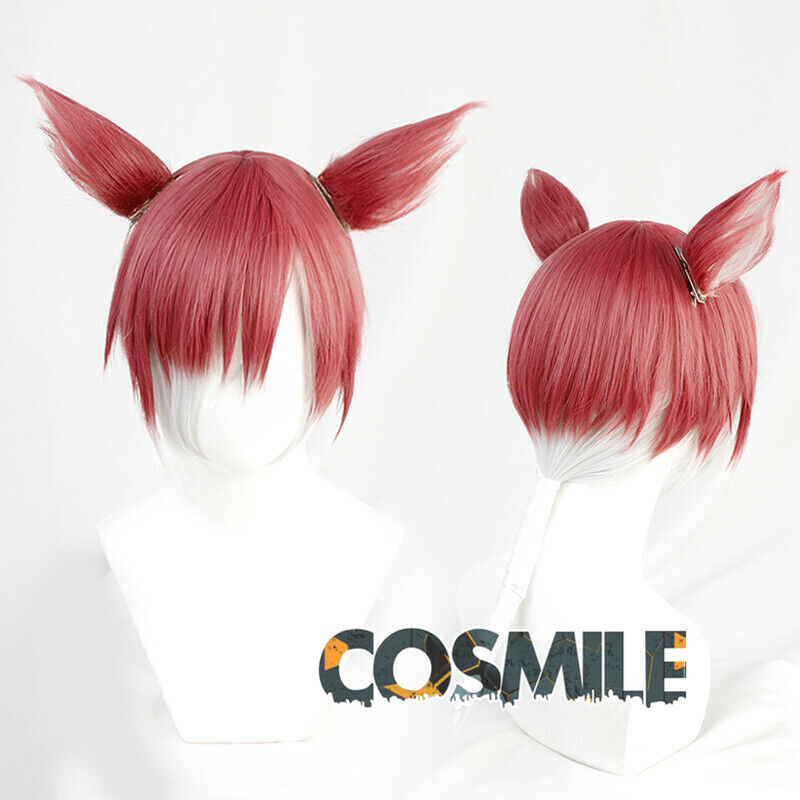 Final Fantasy XIV FF14 The Crystal Limited time for free shipping Wig Cosplay Hair Exarch Ear Safety and trust