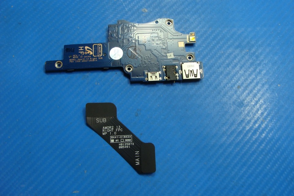 Samsung 13.3" 900x NP900X3C OEM USB Audio Card Reader Board w/Cable