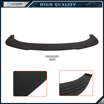 Universal Valance Front Bumper Lip Splitter Chin Spoiler JDM Polypropylene