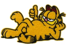 GARFIELD THE CAT - COMIC STRIP - CARTOON - Embroidered Iron-On/Sew-On Patch