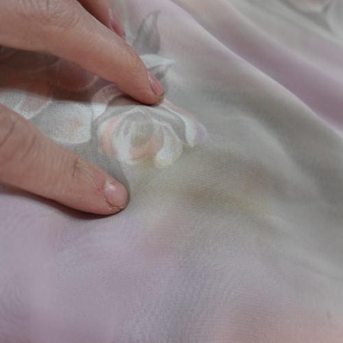Abito midi Ursula vintage 8 rosa floreale fata' floreale sciolto cintura fata - Foto 6 di 23