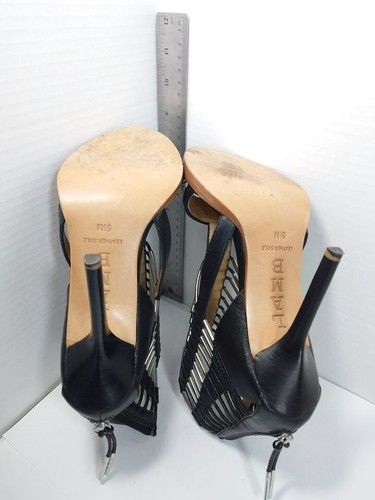 Lamb Leather Sole Heel Shoes Size 5.5 - Picture 4 of 4