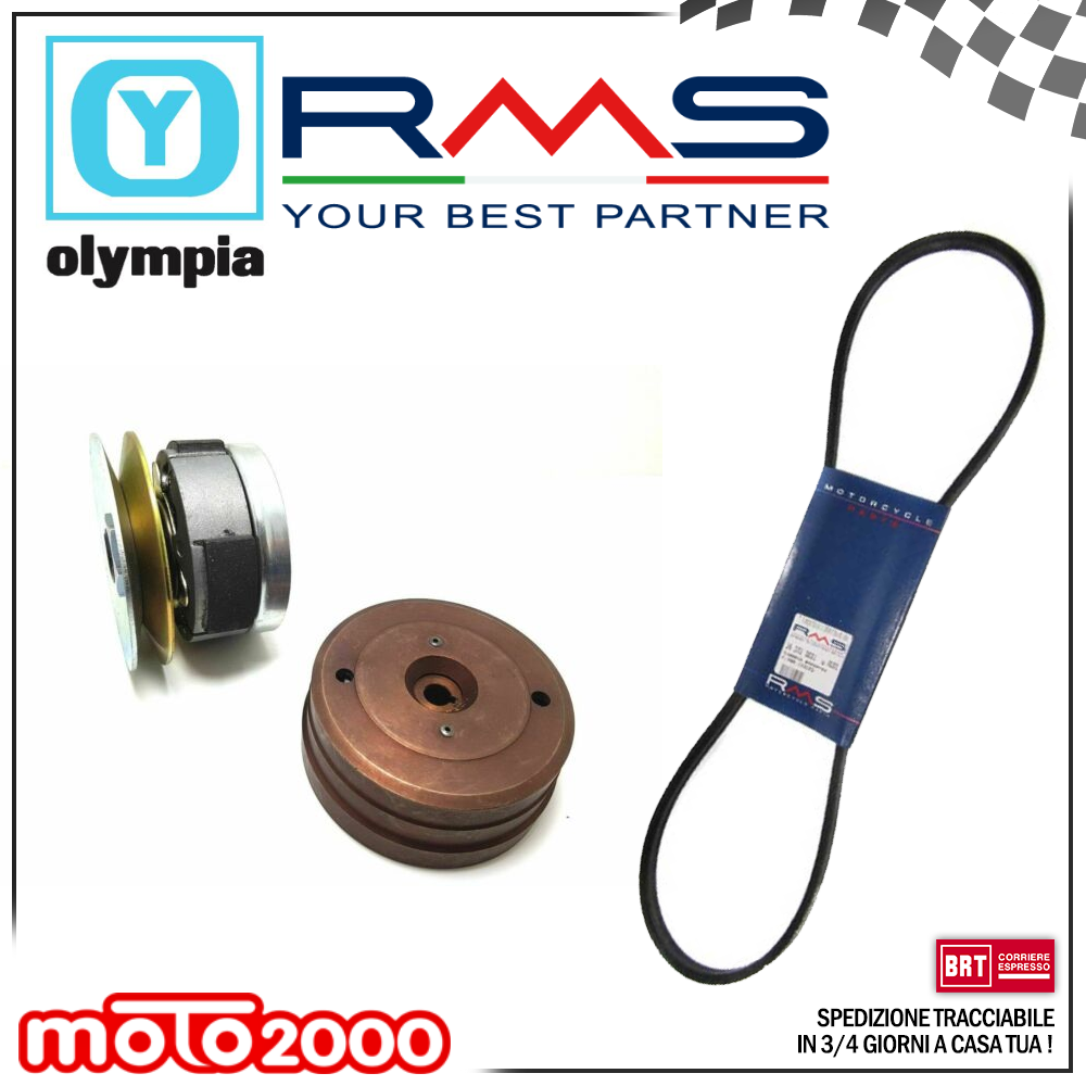 Pedane Piaggio Si Cinghia Trasmissione Originale Piaggio Per Boxer - Foto 8