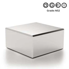 Big Block Magnets Super Strong N52 Neodymium Large Magnet Rare Earth 40x40x20mm