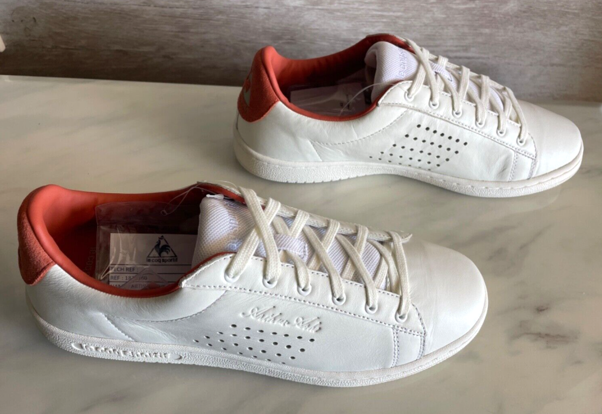 Le Coq Sportive Arthur Ashe Men's Grand Chelem White Leather