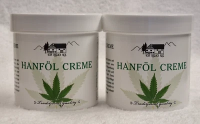 VOM PULLACH HOF Hanföl Creme Pullach Hof 2x250 ml Haut Körper Pflege Creme