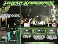 Alice Cooper Damon Johnson Krank Revolution Krankenstein Series guitar amp ad