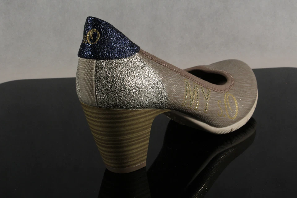 Zapatos de salón bailarina gris pimienta s.Oliver para mujer 22407 ¡NUEVOS! Foto 4 de 4