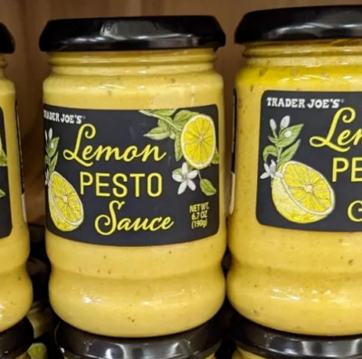 Trader Joe s Lemon Pesto Sauce 6.7oz Seasonal Favorite NEW (1)