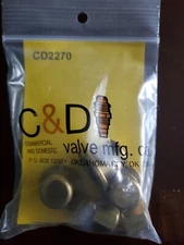 C&D Valve CD2270 Security Cap 1/4 flare security cap, tamper resistant cap 
