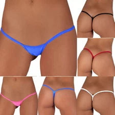 5 Pack Womens Mini Sexy Thong Micro G-string Underwear Panties Lingeries Lot