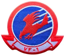 UNITED STATES NAVY TOP GUN VF-1 SQAUDRON UNIFORM COSTUME UNIFORM HOOK PATCH