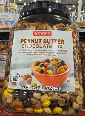 Hoody s Peanut Butter Chocolate Mix 44oz KOSHER Cups Pretzels Chips Drops