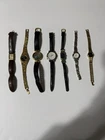 Vintage Watch Lot Untested Fossil Timex Gruen