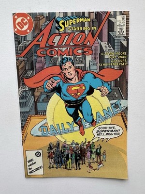 Superman ACTION COMICS #583   1986 DC   Alan Moore & Curt Swan   Whatever  VF-