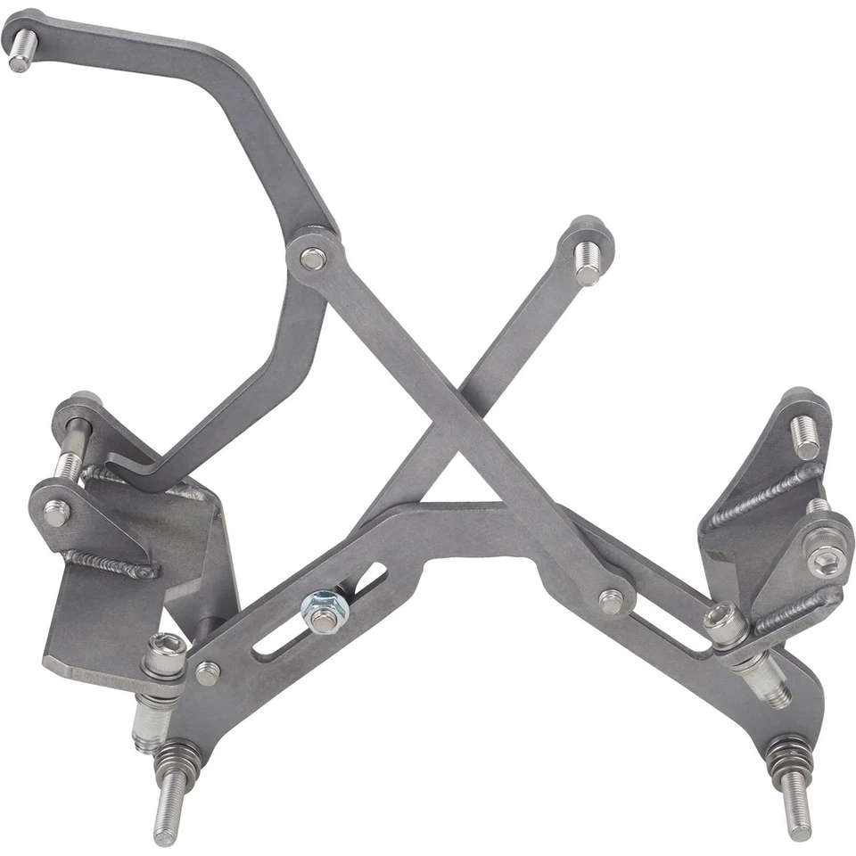 Bills Hot Rod Co.400 Series A/C Unit/Alternator Bracket Set, BBC, Black - Image 3 of 4