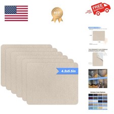 Sofa Repair Patch, 6 Piece Microfiber Patches, Self Adhesive Fabric Patch Rep...