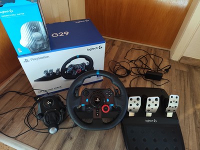 Logitech G29 Driving Force Lenkrad und Pedale mit Shifter