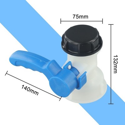 Acid and Alkali Solutions Management 75mm DN50 Kugelhahn für IBC Tonnen Eimer