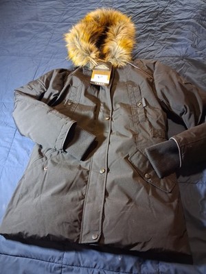Alpine North Ukon Vegan Down Drawstring Parka Women's S Black NWT