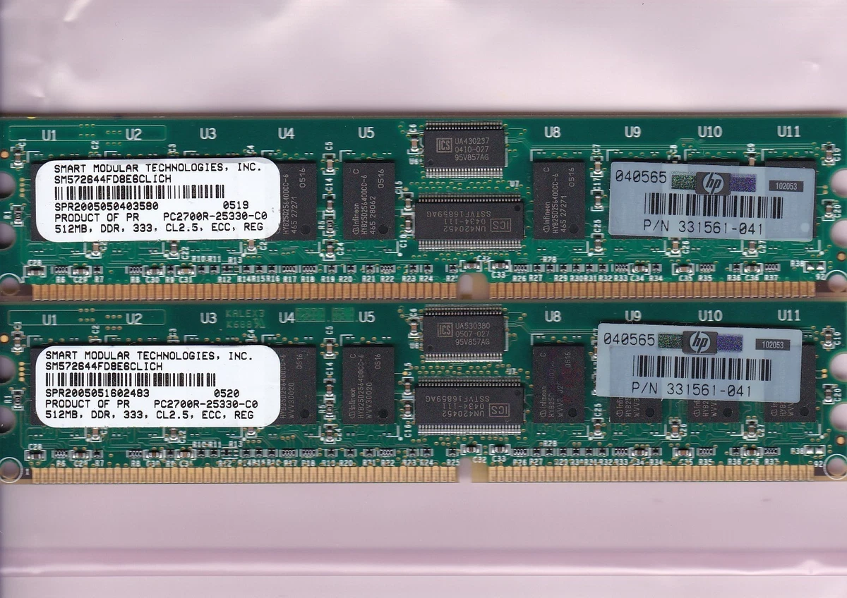 512MB DDR-333 Computer RAM for sale | eBay