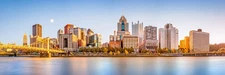 Pittsburgh Pennsylvania Downtown Skyline Panoramic Photo Art Print Poster 36x12
