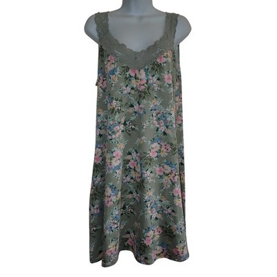 The Pioneer Woman Floral Nightgown Size L 12-24  Prairie Sleeveless V-neck Lace