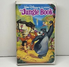 The Jungle Book VHS Disney Video Tape Black Diamond Classic VTG Clamshell