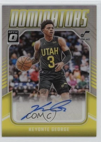 2024-25 Donruss Optic Dominators Signatures Holo Prizm 50/99 Keyonte George Auto