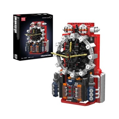 Mould King 10187 Cyberpunk Uhr mit  Motor Klemmbausteine 1601pcs Spielzeug Bausa