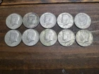 (10) 40% Silver Kennedy Half Dollars 1965-1969 $5 Face Value Constitutional -A5