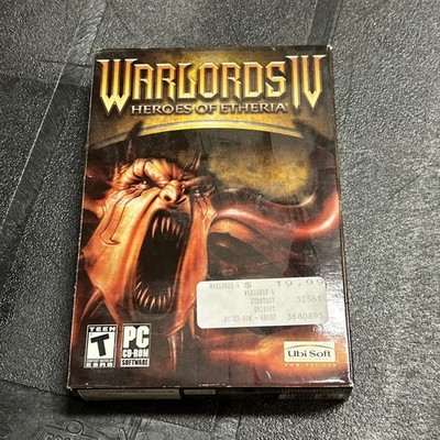 Warlords IV Heroes Of Etheria PC Brand New Unsealed in Retail Box