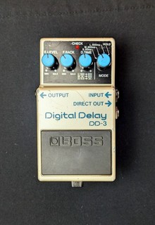 BOSS DD 3 Digital Delay Guitar Effects Pedal 800ms Through Hole 2001 Made Taiwan