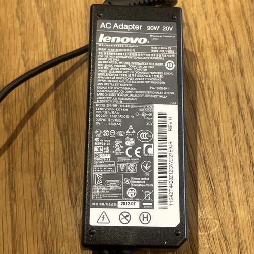 Original Lenovo 90W 20V Laptop Adapter Netzteil Ladegeräte / Netzkabel