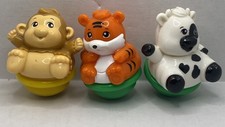 3 x VTech ZOOMIZOOZ animals ~ monkey 🐵 tiger 🐯 & cow 🐮