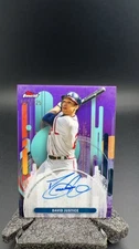 2025 Topps Finest Baseball David Justice Purple Auto /125 #13930 S