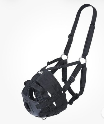 Tough 1 Easy Breathe V Grazing Muzzle Pony-NEW