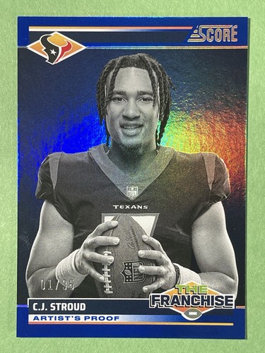 2024 Score C.J. Prueba de artista STROUD The Franchise #1/35 - Imagen 5 de 5