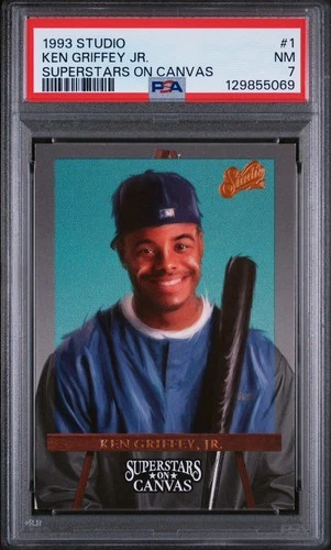 1993 Studio Superstars On Canvas 1 Ken Griffey Jr Seattle Mariners