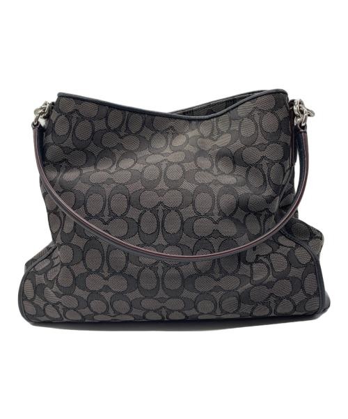 COACH Black and Grey Handbag Style F36424-image