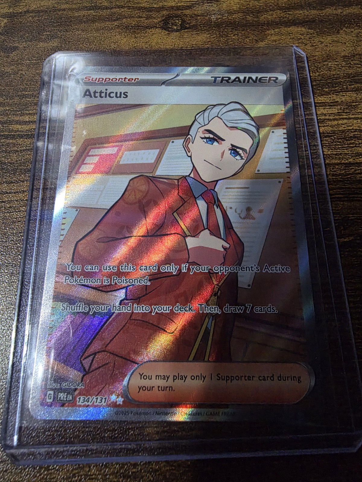 Atticus 134/131 Sv: Prismatic Evolutions Holo