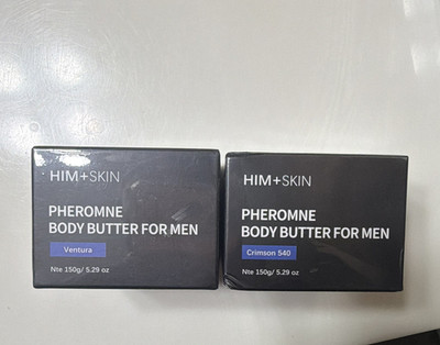 HIM+SKIN Pheromone Body Butter for Men Ventura & Crimson 540 Hydrating 150g