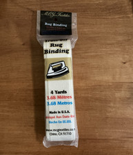 One Package Of MCG Textiles Iron-on Rug Binding 4 Yards Made In USA