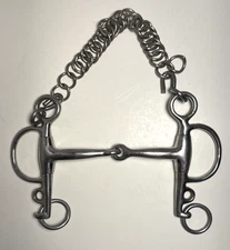 5” Korsteel Single Joint Pelham Bit Stainless Steel              D11