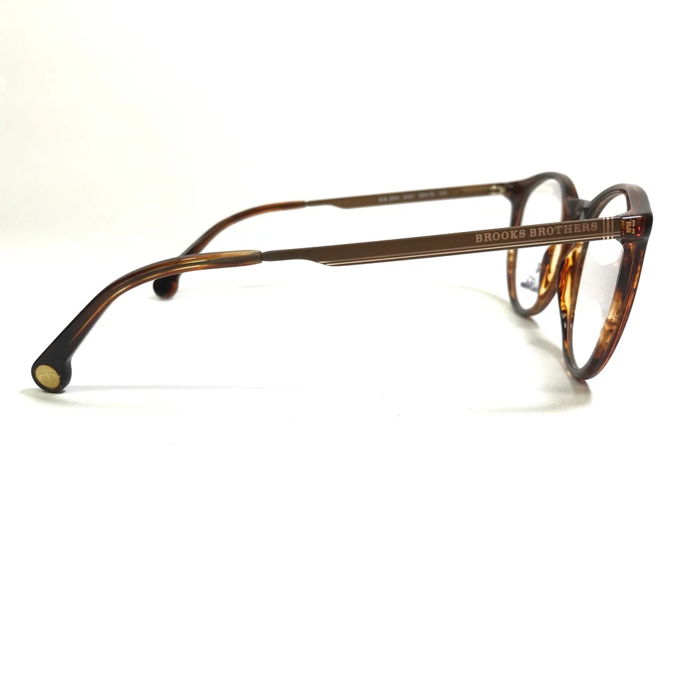 Armações de óculos Brooks Brothers BB2041 6141 marrom chifre redondo 52-19-140 - Imagem 3 de 4