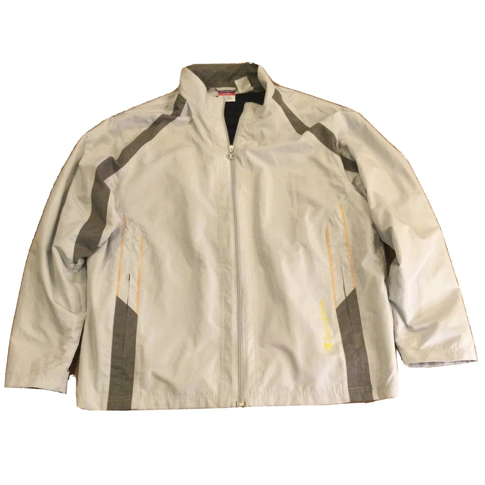 Champion Jacket Athletic NWT Weatherproof Coat XL Mens Gray Sports Active
