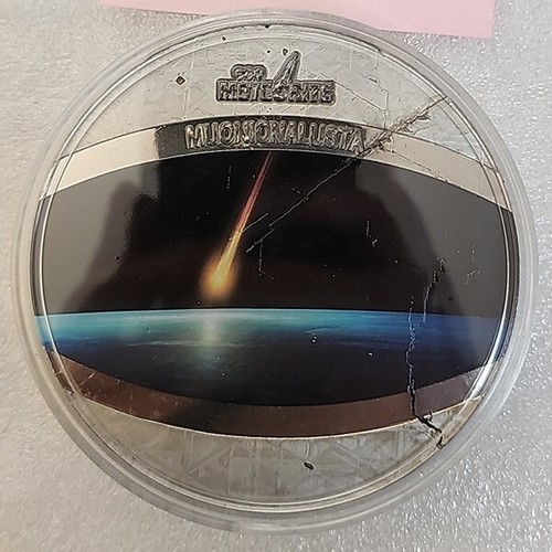 Muonionalusta Meteorit 1 Kilo UNC Pure Meteorite Coin 50$ Niue 2021